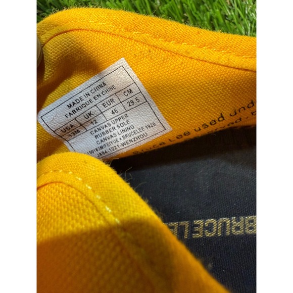 Feiyue Bruce Lee Yellow Canvas Shoes Men US 13 UK 12 EUR 46 - Picture 6 of 6